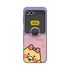 [S2B] KAKAO FRIENDS CHOONSIK Magnetic Door Bumper Wallet Card Case Compatible with Galaxy Z Flip 6 – Dual-Layer Protection, Card Storage (2), Smart Ring - Made in Korea